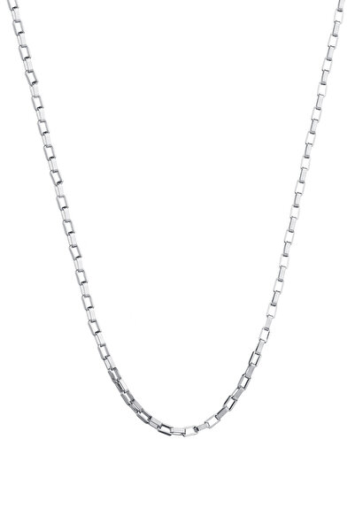 Chavin 60 cm. 2,5 mm. Gri Erkek Kadın Çelik Zincir eh65by