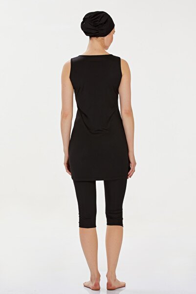 ROZAMAY 9098-24 Μαύρο Μαργκά Ημι-Κλειστό Μαγιό