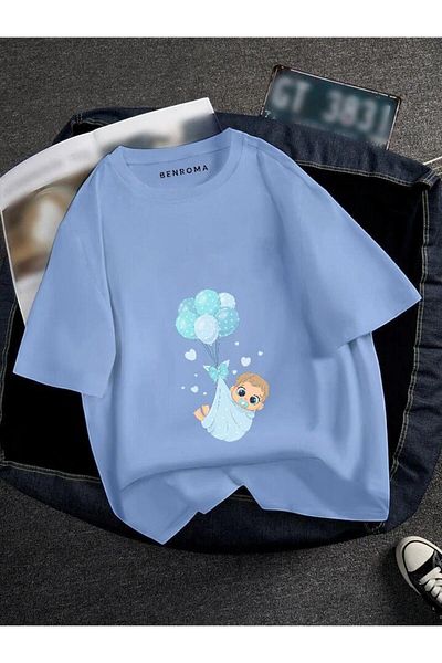 BENROMA Pregnant Printed T-Shirt