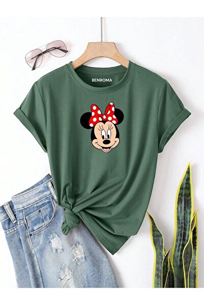 DM DOLCE MORE تي شيرت للأطفال مطبوع عليه ميكي ماوس