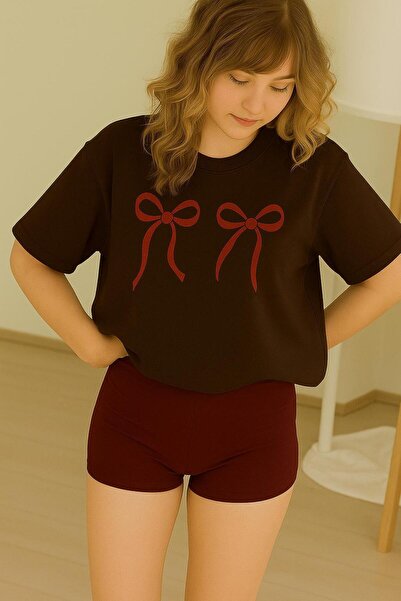 E-ROMA Tricou imprimat cu panglici