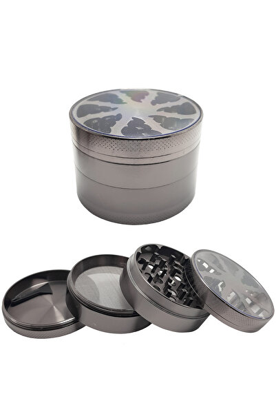 Falconetti Gri 63mm. Tütün Baharat Herbal Öğütücüsü Parçalayıcı rb83gr