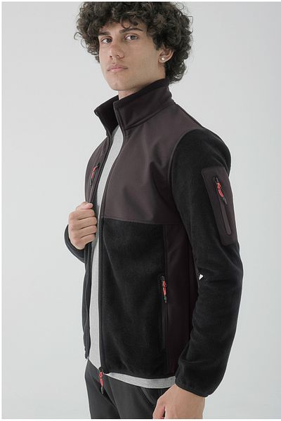 Longberg Men's Softshell Garnished Fleece