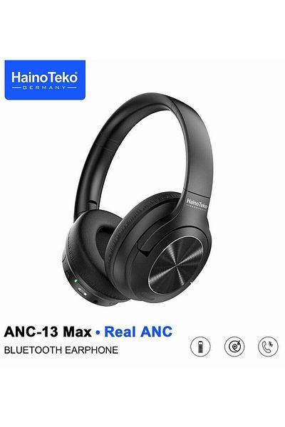 HAINOTEKO ANC-13 Max Wireless Bluetooth Headphones with Real Active Noise Cancellation
