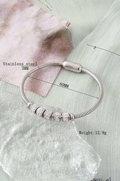 Chavin Bracelet Design Stone Magnet Women's Steel Bracelet Ef26By