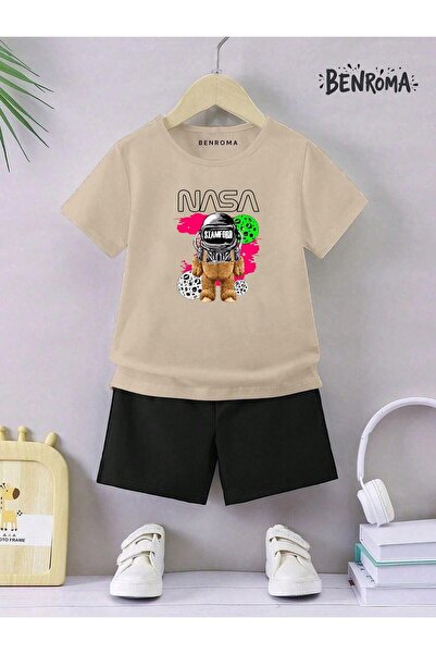 BENROMA Unisek dečiji šorc set - karakter štampan