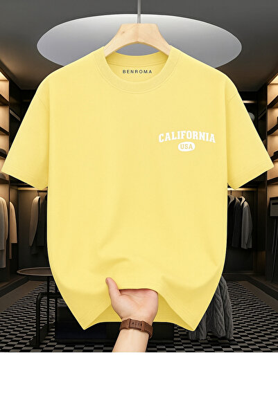 E-ROMA Μπλουζάκι με στάμπα Καλιφόρνια ΗΠΑ