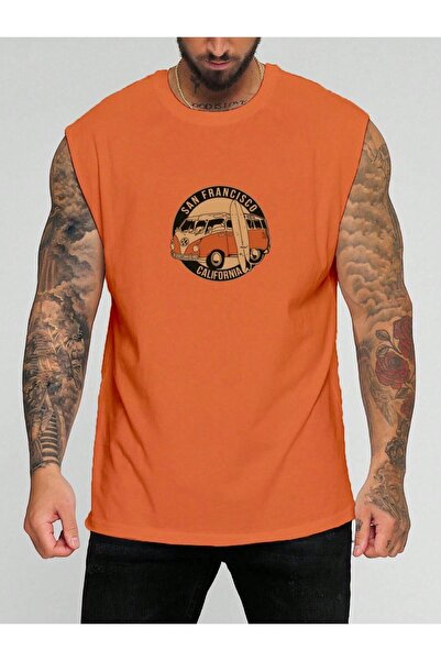 BENROMA Printed Sleeveless T-Shirt