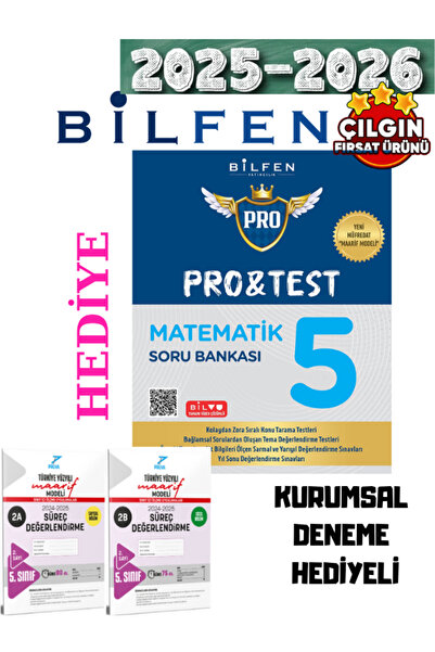 Bilfen Yayıncılık Bilfen Yayınları 5. Sınıf Protest Matematik Soru Bankası