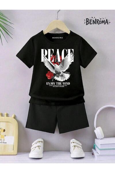 BENROMA Unisex set dječjih šortsa - Štampano