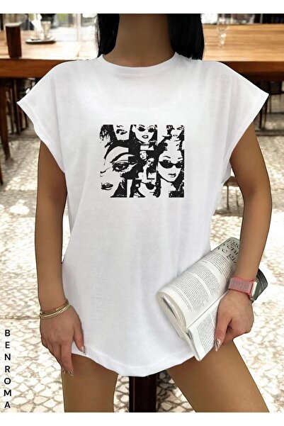 BENROMA Majica bez rukava Štampana