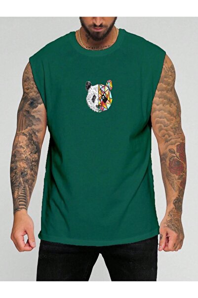 BENROMA Šarena Panda Štampano majica bez rukava