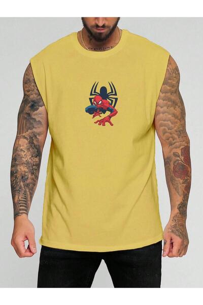 BENROMA PLUS Tricou fără mâneci cu imprimeu Spider Yopu