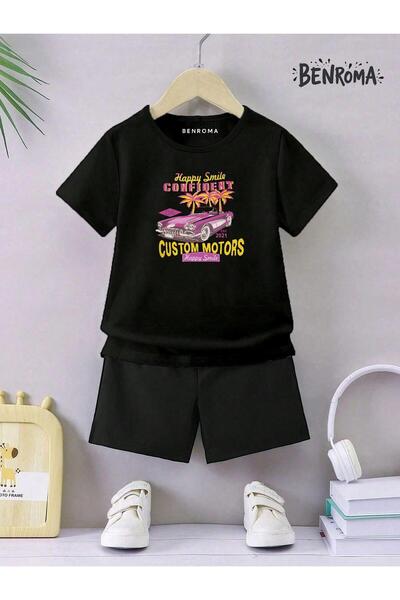 BENROMA Unisex set dječjih šortsa - Sa printom karaktera