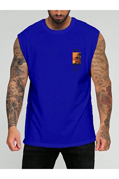 BENROMA Letnja majica bez rukava za plažu Štampano