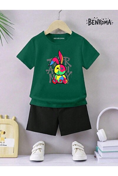 BENROMA Unisex set dječjih šortsa - Sa printom karaktera