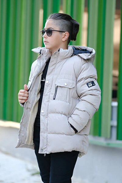 Zaziko Kids Erkek Çoçuk Kapüşonlu Şişme Mont Km.0041-z