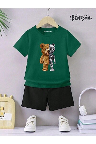 BENROMA Unisek dečiji šorc set - karakter štampan