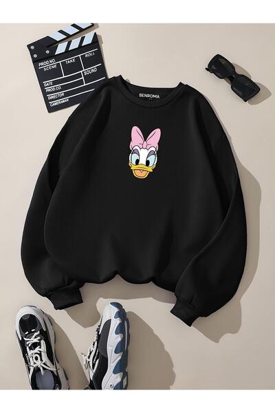 BENROMA Παιδικό φούτερ Unisex Crew Neck - Duck Printed