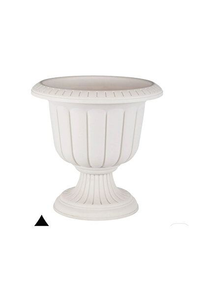 LOBELYA TOHUMCULUK Nergis Saksı Büyük Kapı Önü Saksısı 6 Litre Kırık Beyaz