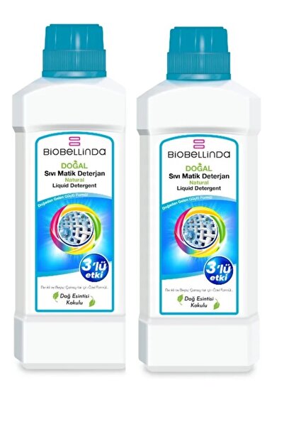 BioBellinda (3 Etkili) Sıvı Matik Deterjan 2'li