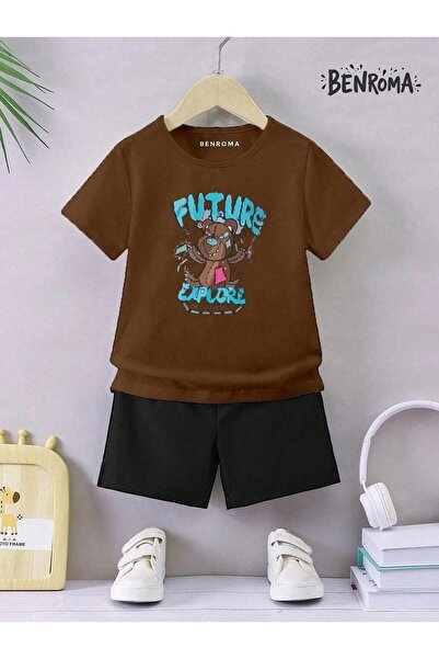 BENROMA Unisex set dječjih šortsa - Sa printom karaktera