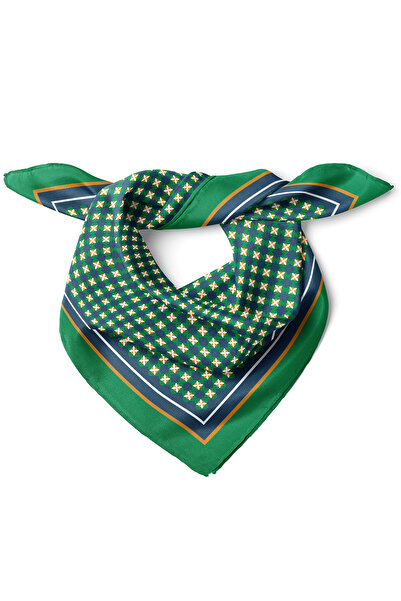 nehir eşarp Klasik Geometri Desen Fular Bandana 50x50 Cm