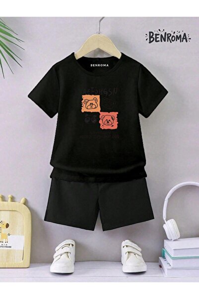 BENROMA Unisex set dječjih šortsa - Sa printom karaktera