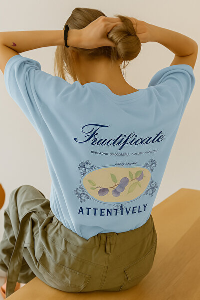 E-ROMA Tricou imprimat supradimensionat