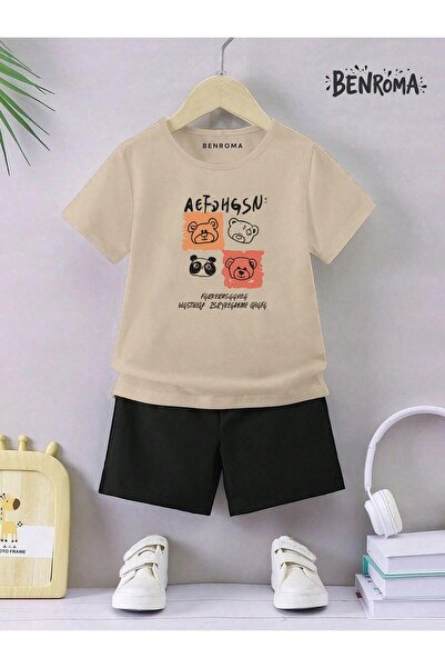 BENROMA Unisex set dječjih šortsa - Sa printom karaktera