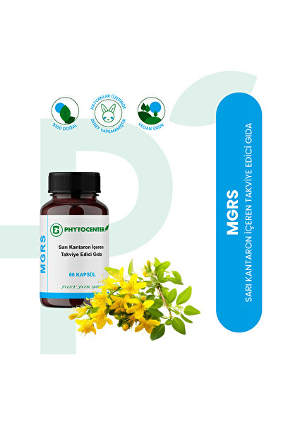 PHYTOCENTER Mgrs Sarı Kantaron Içeren Takviye Edici Gıda 60 Kapsül