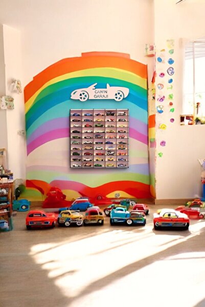 wudie Toy Car Rack 50's (Suitable for Hotwheels Cars)