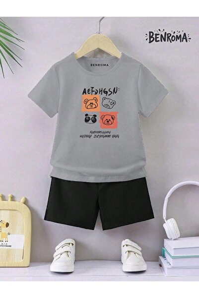 BENROMA Unisex set dječjih šortsa - Sa printom karaktera