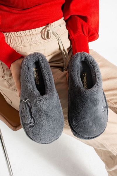 StWenn Plush Women's Home Slippers - With Dowry and Bundle Detail, Noiseless Thick Sole