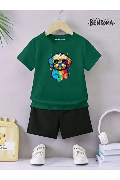 BENROMA Unisek dečiji šorc set - karakter štampan