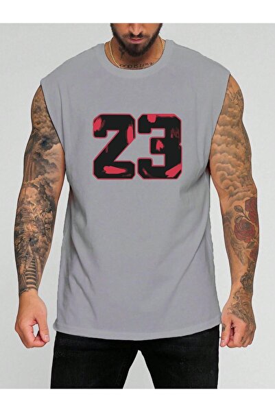 E-ROMA 23 Αμάνικο μπλουζάκι με στάμπα