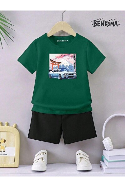 BENROMA Unisex set dječjih šortsa - Sa printom karaktera