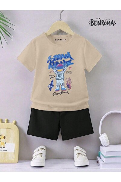 BENROMA Unisex set dječjih šortsa - Sa printom karaktera