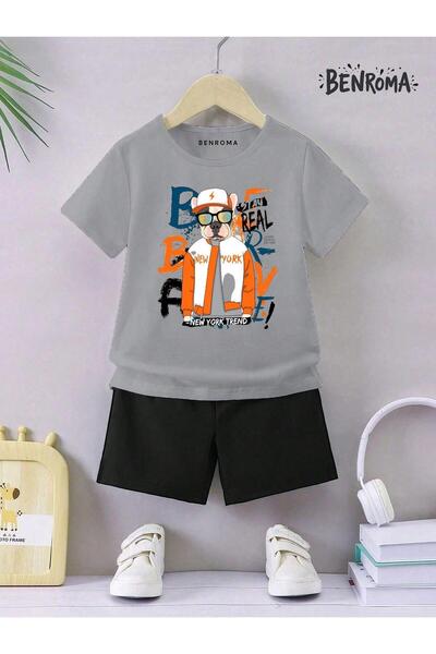 BENROMA Unisex set dječjih šortsa - Sa printom karaktera