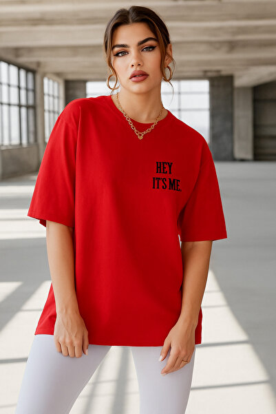 BENROMA Hey It's Me Printed Oversize T-shirt