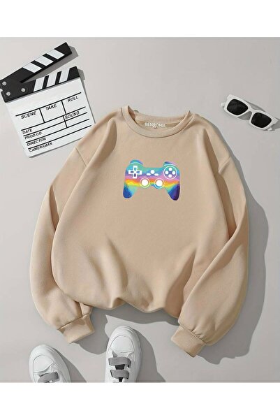 DM DOLCE MORE Hanorac unisex pentru copii, cu 3 fire, din bumbac pieptănat, c...