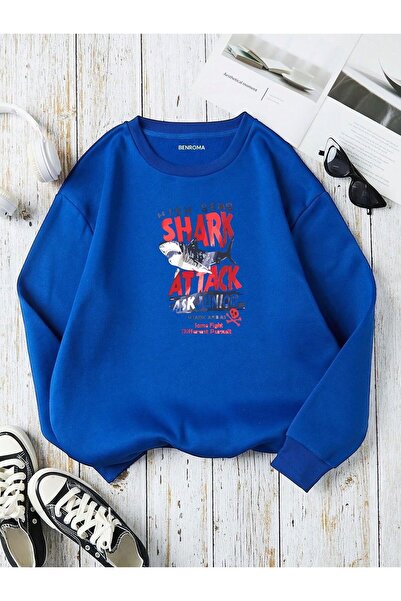 DM DOLCE MORE Hanorac unisex pentru copii, cu 3 fire, din bumbac pieptănat, c...