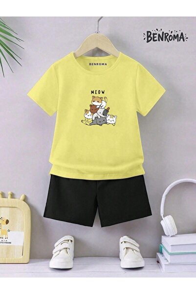 BENROMA Unisex set dječjih šortsa - Sa printom karaktera