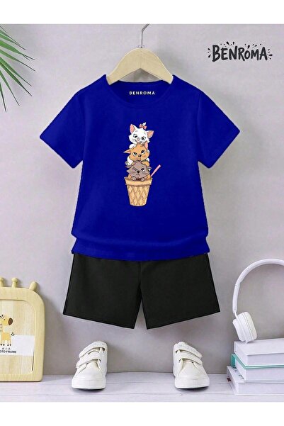 BENROMA Unisex set dječjih šortsa - Sa printom karaktera