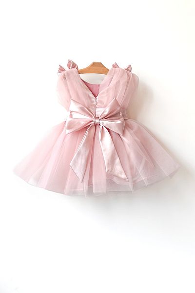 Baby Animals Baby Girl Girl Child Birthday Party Wedding Dress Balloon Bow Tulle Tutu Lined