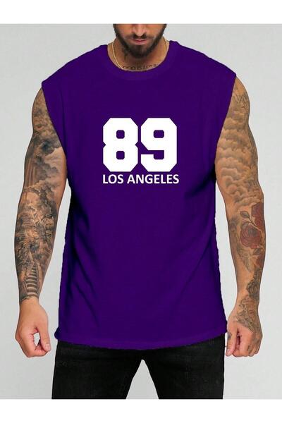 E-ROMA Printed Sleeveless T-Shirt