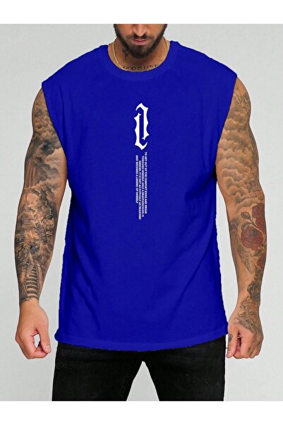 BENROMA Vertikalna Štampano majica bez rukava