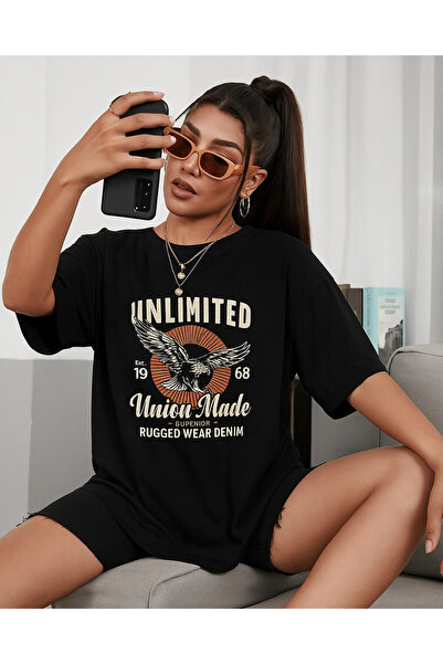 BENROMA Unlimited Printed Oversize Λευκό T-shirt