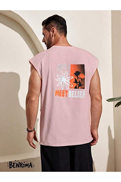 BENROMA Upoznajte majicu bez rukava Belief Štampano