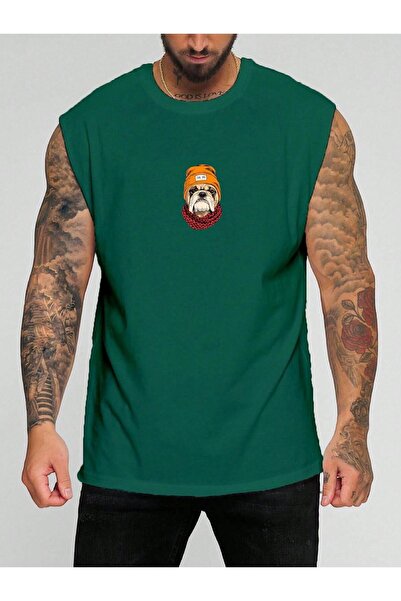 BENROMA Pas Taci Štampano Majica bez rukava